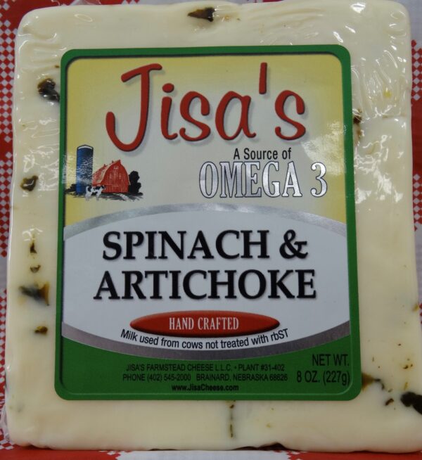 Jisa Spinach and Artichoke cheese